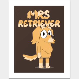 Mrs Retriever kindy teacher Posters and Art